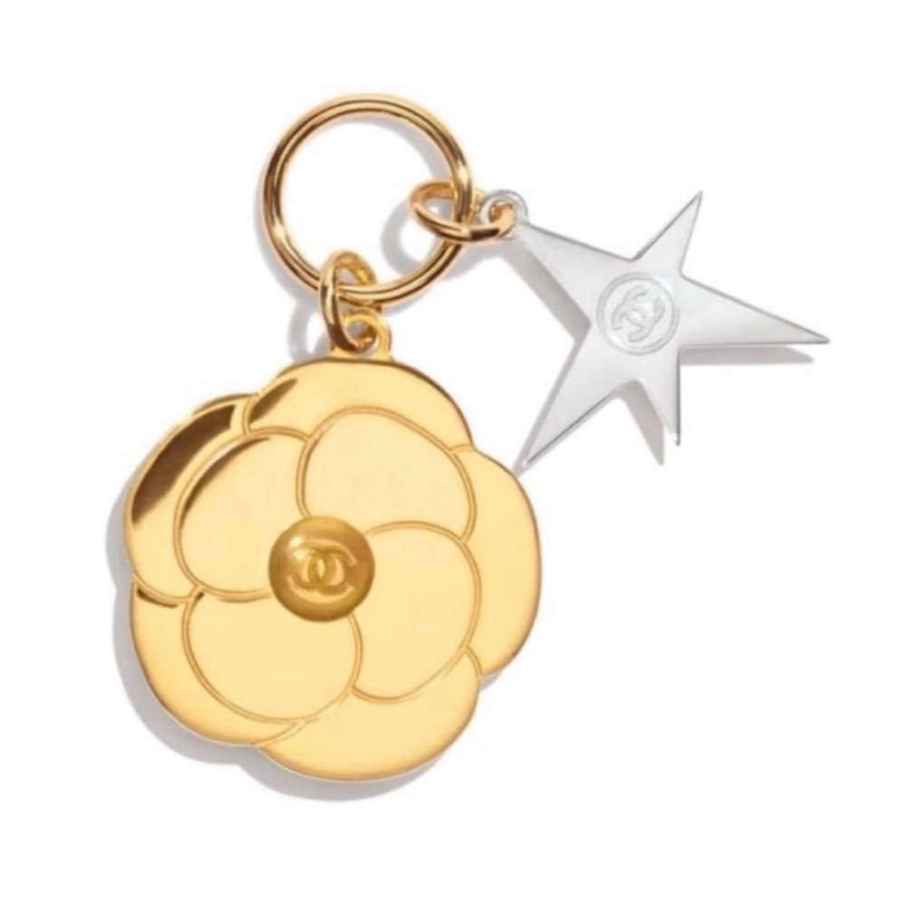 Chanel Gold Camellia Holiday Charm